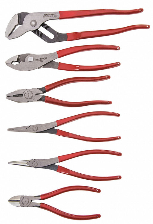 Pliers Set 6 pcs. Plastisol Grips