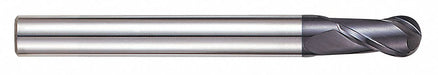 Ball End Mill Single End 3/8 Carbide