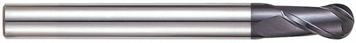 Ball End Mill Single End 1/8 Carbide