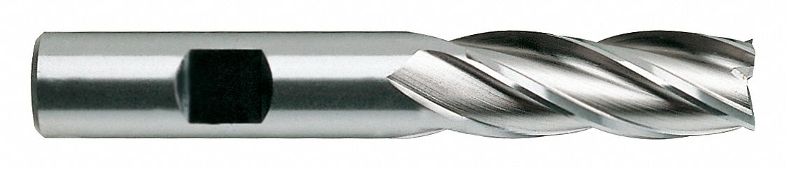 Sq. End Mill Single End HSS 3/16 