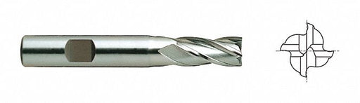 Sq. End Mill Single End HSS 5/8 