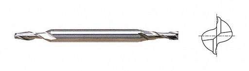 Sq. End Mill Double End HSS 3/32 