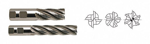 Sq. End Mill Single End HSS 5/8 