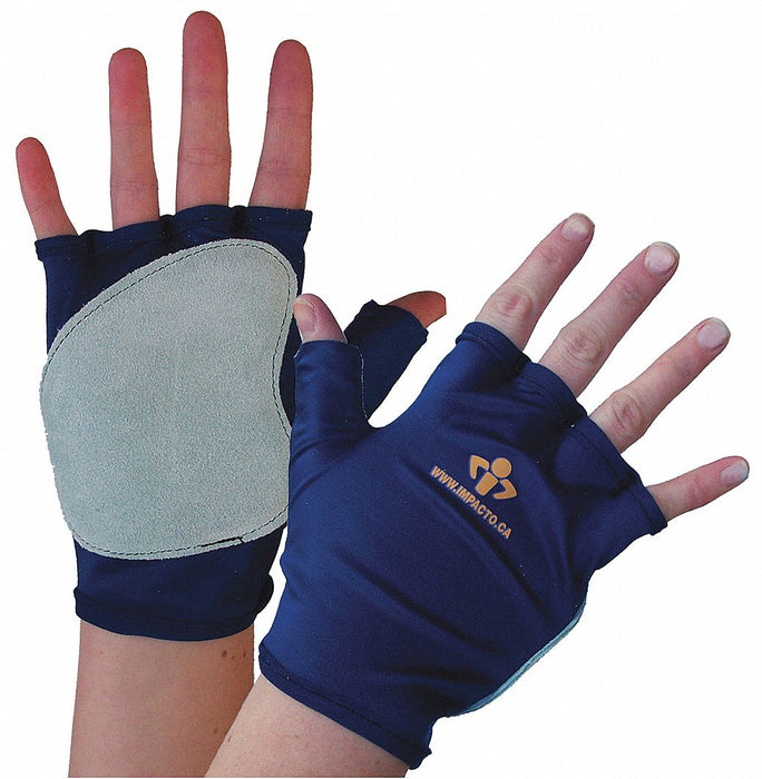 Impact Gloves L Bl/Gr Fingerless PR