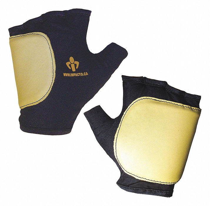 Impact Gloves L Bl/Yllw Polycotton Right