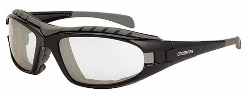SafetyGlasses LightGray Anti-Fog Black