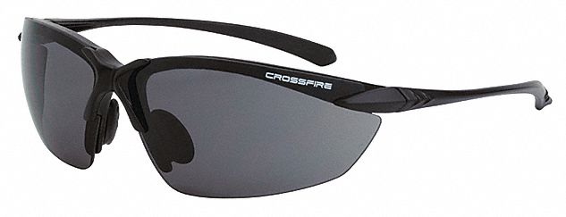 SafetyGlasses Gry ScratchResistant Blk