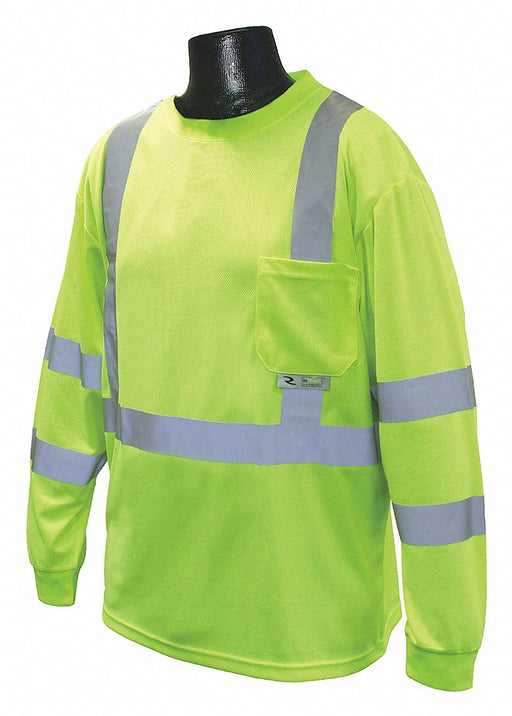 Long Sleeve Shirt 2XL 23-41/64 in Green