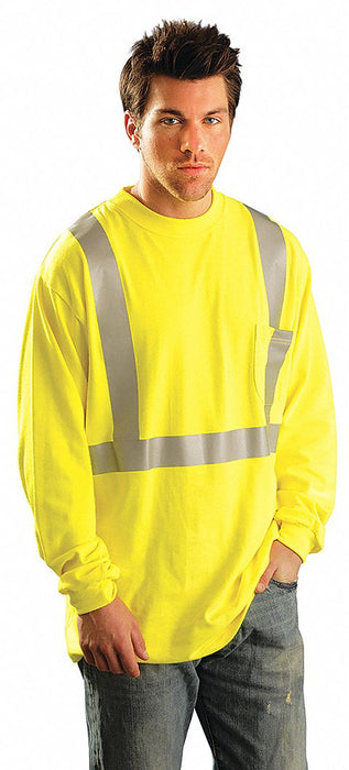 T-Shirt 2XL Yellow Modacrylic Blend