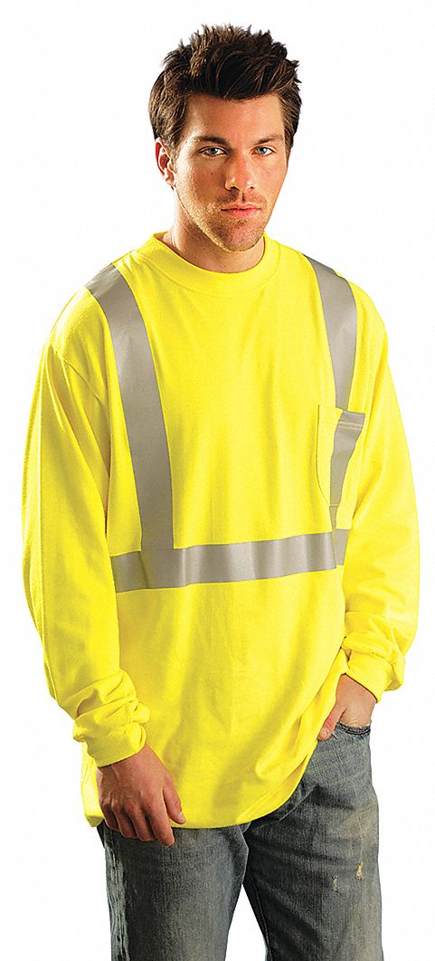 T-Shirt 2XL Yellow Modacrylic Blend
