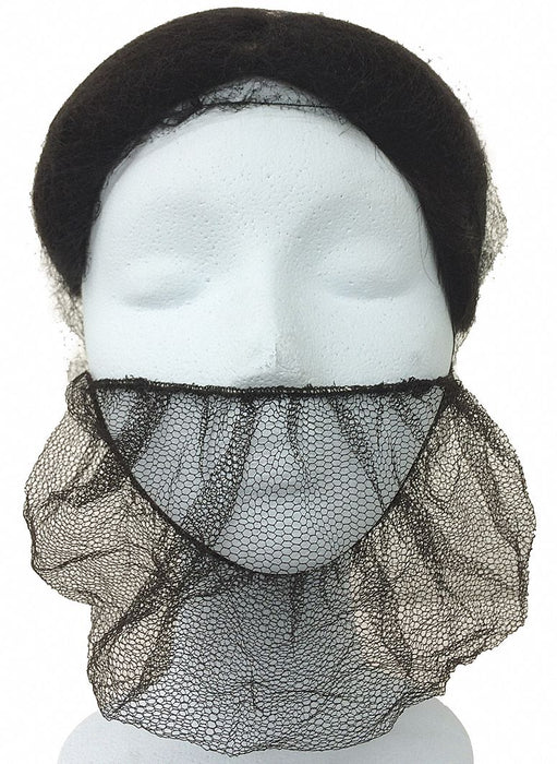 Beard Cover 18in Brown Nylon PK1000