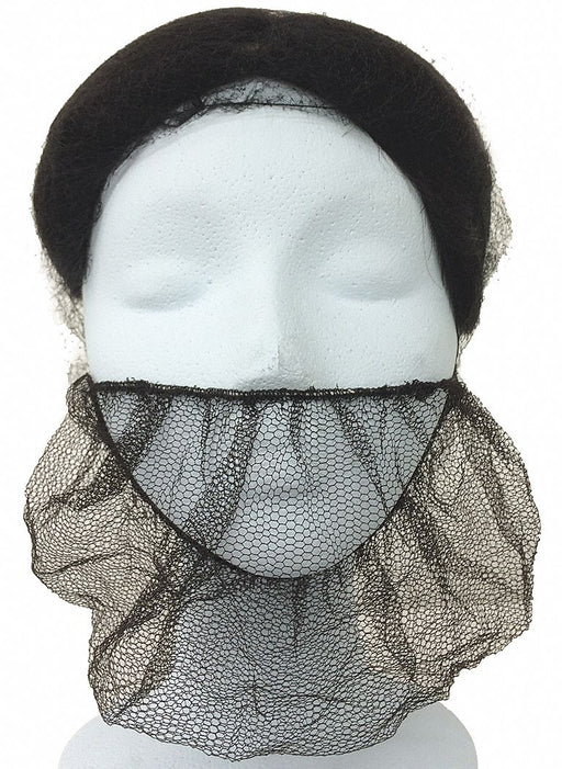 Beard Cover 18in Brown Nylon PK1000