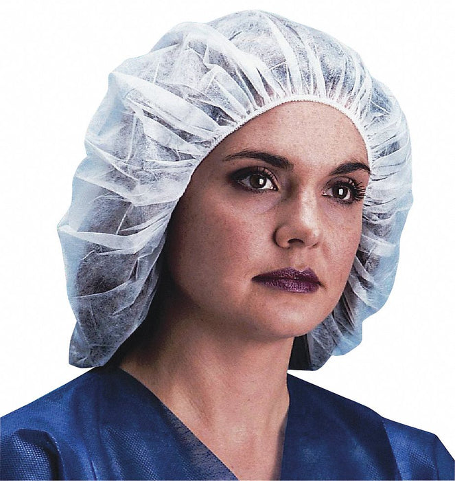 Bouffant Cap 24in White PP PK1000