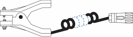 Small Clamp Assy with 20 ft Coiled Cable