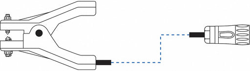 Small Clamp Assy with 2ft Straight Cable