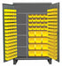 Bin Cabinet 78 x48 x24 Gray 156YlwBns
