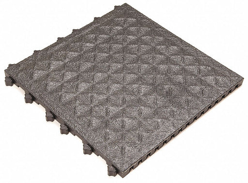 Antislip Floor Mat Black 18 x 18 PK10