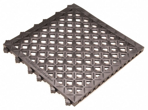 Interlock Drainage Mat Blck 18 x18 PK10