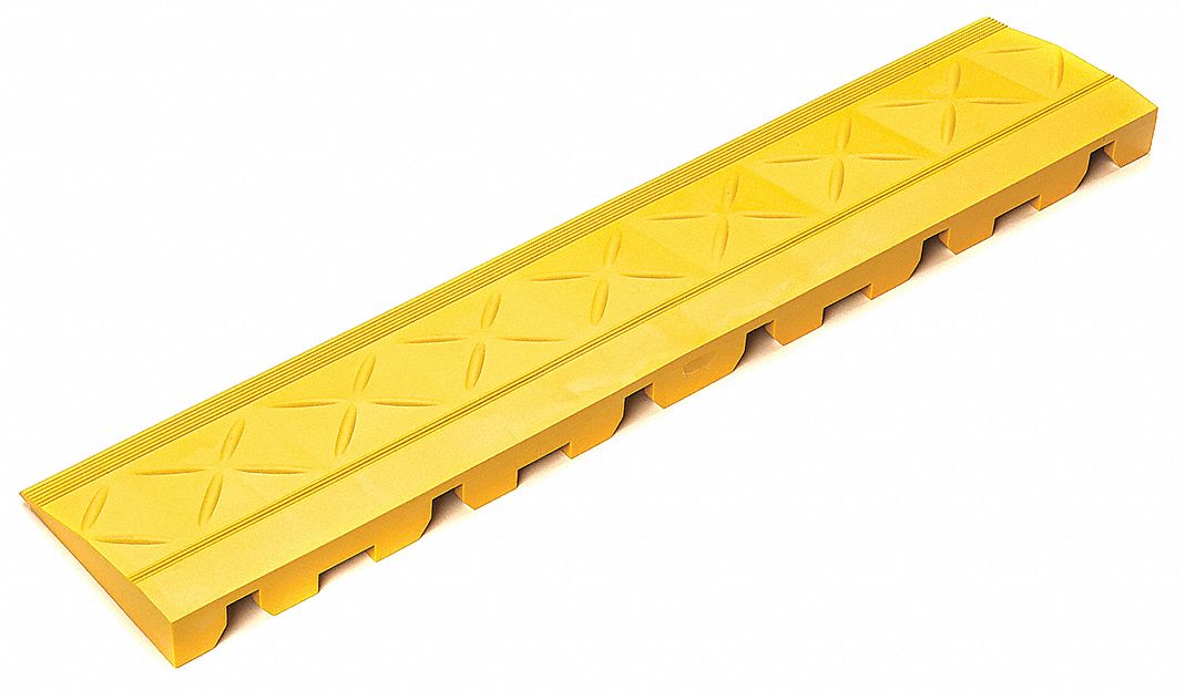 Mat Ramp Yellow 4 in x 18 in PK10
