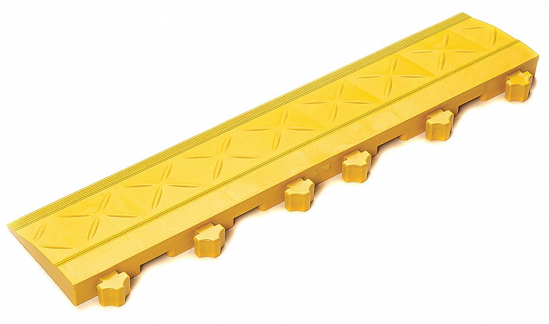 Mat Ramp Yellow 4 in x 18 in PK10