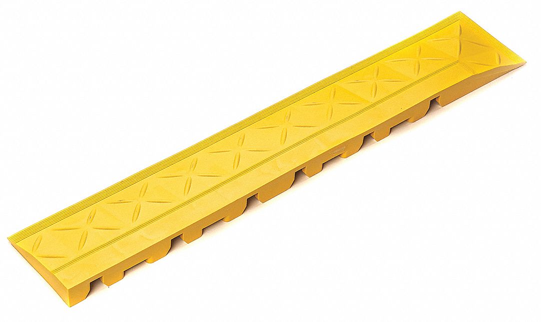 Mat Edging Yellow 4 in x 22 in PK2