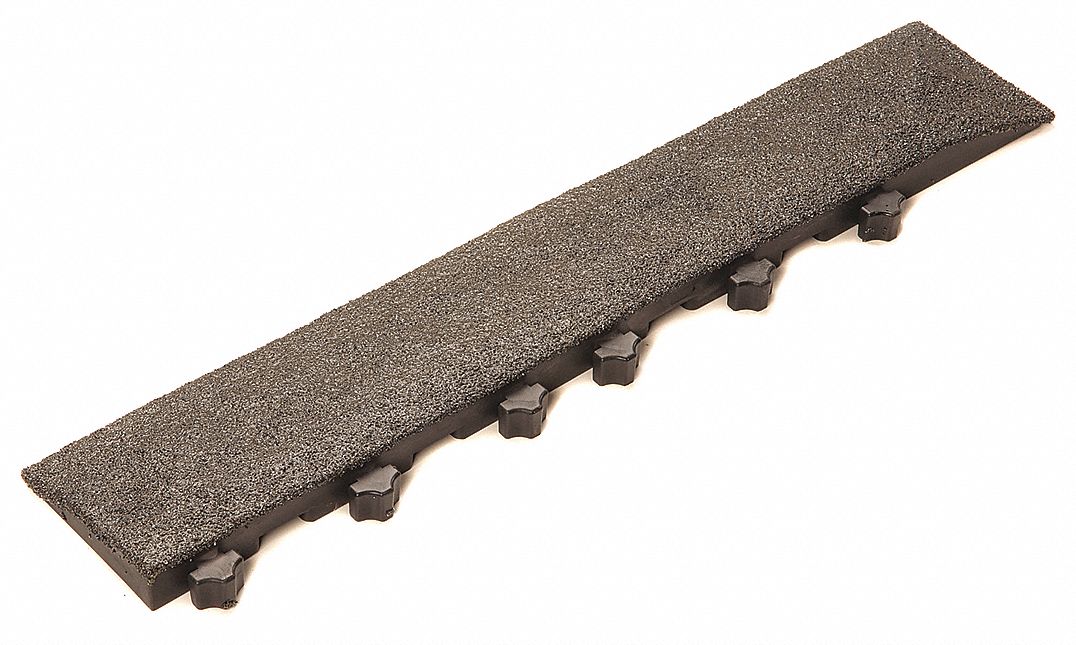 Mat Edging Black 4 in x 18 in PK2