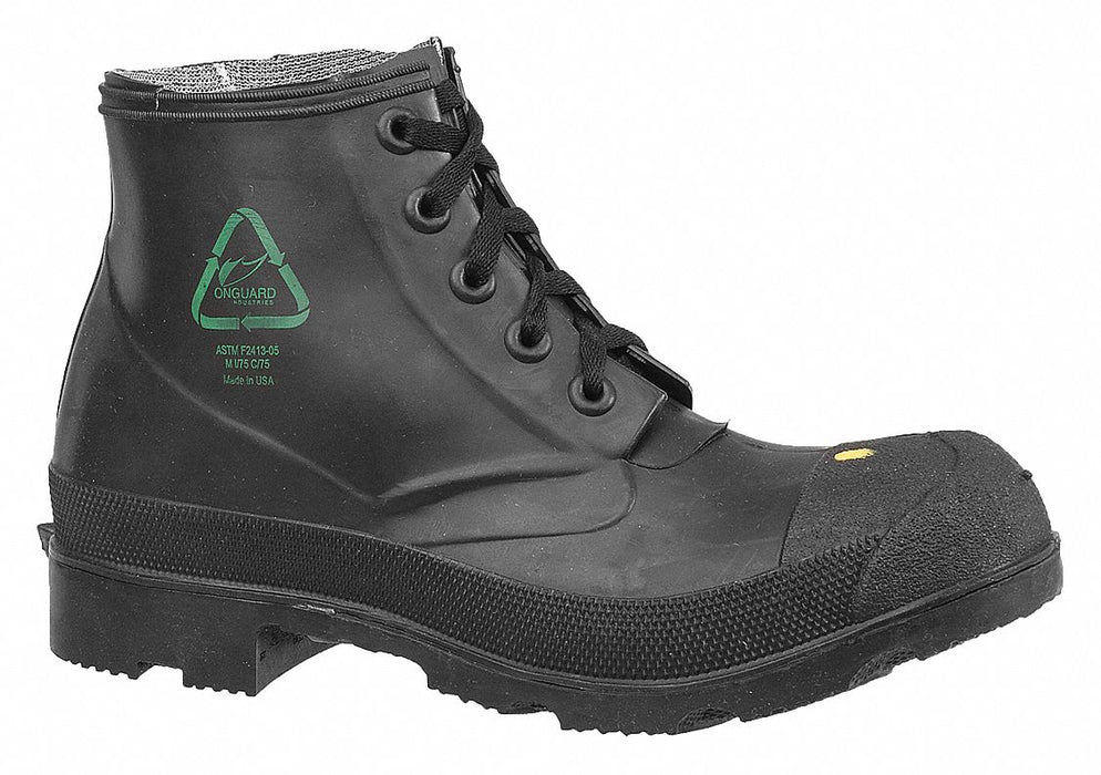 6-Inch Work Boot Black Men s 6 D PR
