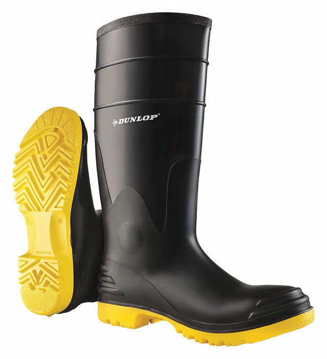 E7181 Rubber Boot Men s 9 Knee Black PR