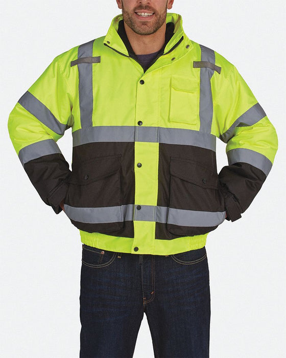 Jacket with Removable Liner XL Yllw/Blk