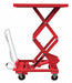 Scissor Lift Cart 660 lb Steel Fixed