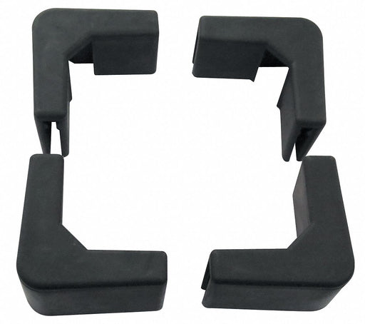 Corner Bumpers Rubber Black PK4