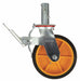 Caster-8In-Rnd-5 - Yellow Hub