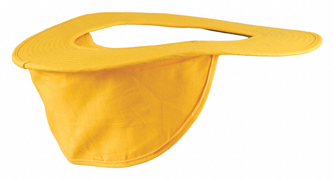 Visor with Neck Shade Yellow