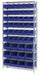 Bin Shlvng 14inx74inx36in Blue