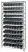 G7060 Bin Shlvng 12inx74inx36in Black