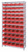 G7061 Bin Shlvng 12inx74inx36in Red