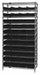 E3959 Bin Shlvng 18inx74inx36in Black