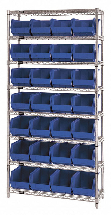 G7065 Bin Shlvng 12inx74inx36in Blue