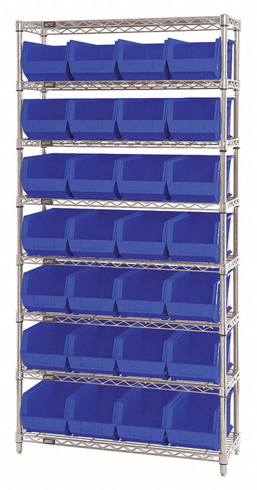 G7066 Bin Shlvng 14inx74inx36in Blue