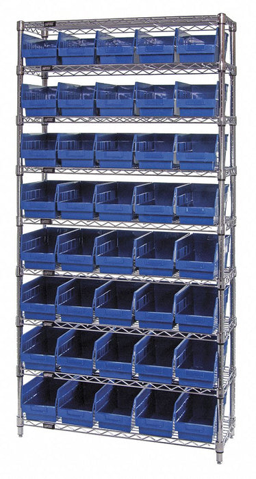 G7083 Bin Shlvng 18inx74inx36in Blue