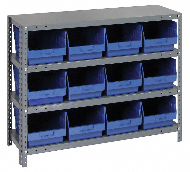 G7417 Bin Shlvng 12inx39inx36in Blue
