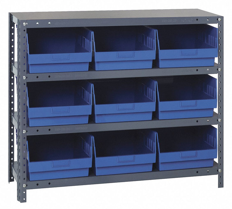 H2214 Bin Shlvng 12inx39inx36in Blue