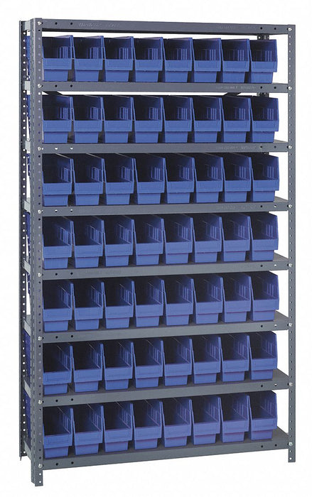 G7418 Bin Shlvng 12inx75inx36in Blue