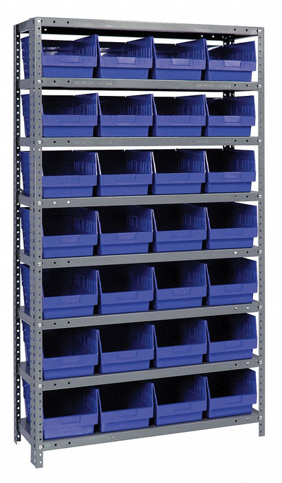 G7420 Bin Shlvng 12inx75inx36in Blue