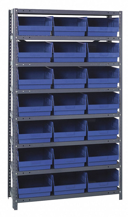 G7421 Bin Shlvng 12inx75inx36in Blue