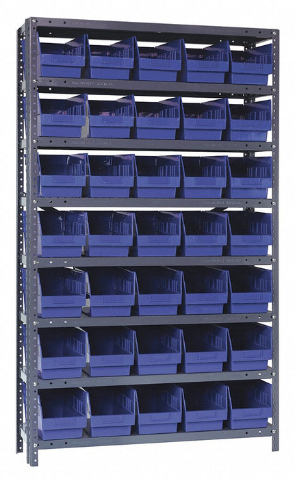 G7419 Bin Shlvng 12inx75inx36in Blue