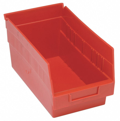 G7027 ShelfBin 11.625inL 6.625inW Plastic