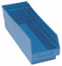 G7029 ShelfBin 17.875inL 6.625inW Plastic