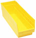 G7029 Shelf Bin Yellow Polypropylene 8 in