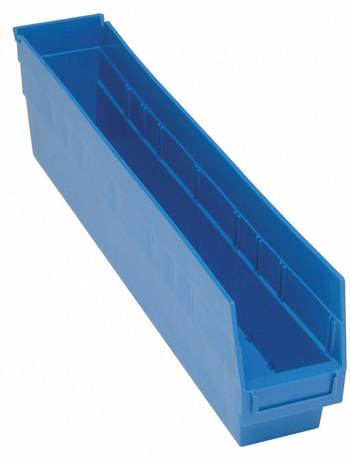 G7030 ShelfBin 23.625inL 4.375inW Plastic